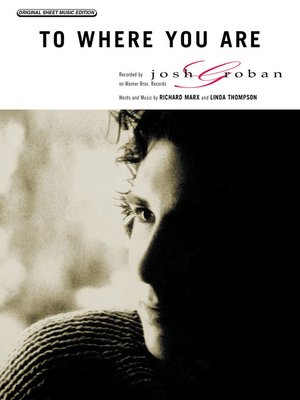cover image of To Where You Are Sheet Music